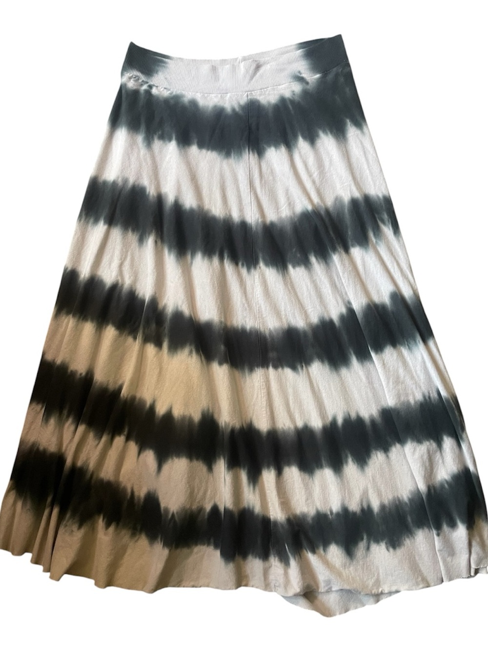 Tryst Black and light grey Tie-Dye Maxi Skirt size M/30in waist measurement